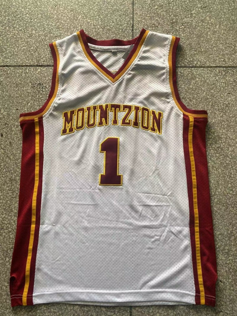 Mount Zion Christian High School #1 Tracy McGrady McGrady High School 1 # White Jersey Style 2