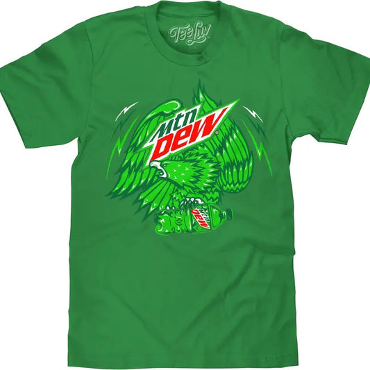 Mountain Dew Eagle T-Shirt - Green Hoodie, Sweatshirt | InkThreadWorks.com