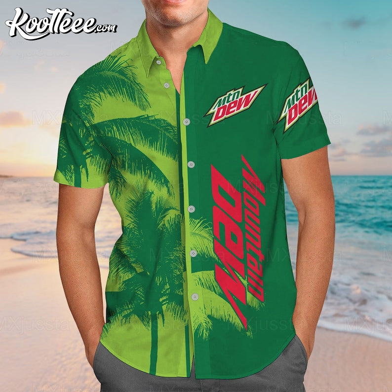 Mountain Dew Hawaiian Shirt And Shorts #2