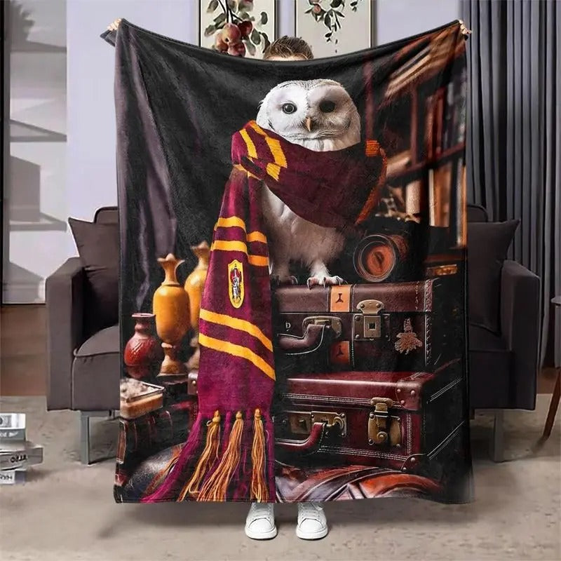 Movie Character Pattern Blanket, Soft Throw Blanket, Air-conditioned Room Blanket, Warm Nap Blanket for Home Office Travel Camping