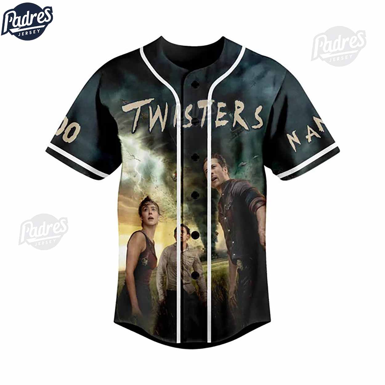 Movie Twisters Custom Baseball Jersey Online - Padres Jersey Oasis: Elevate Your Baseball Style Game