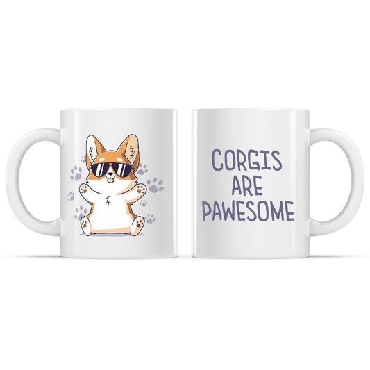 Corgis are Pawesome Mug