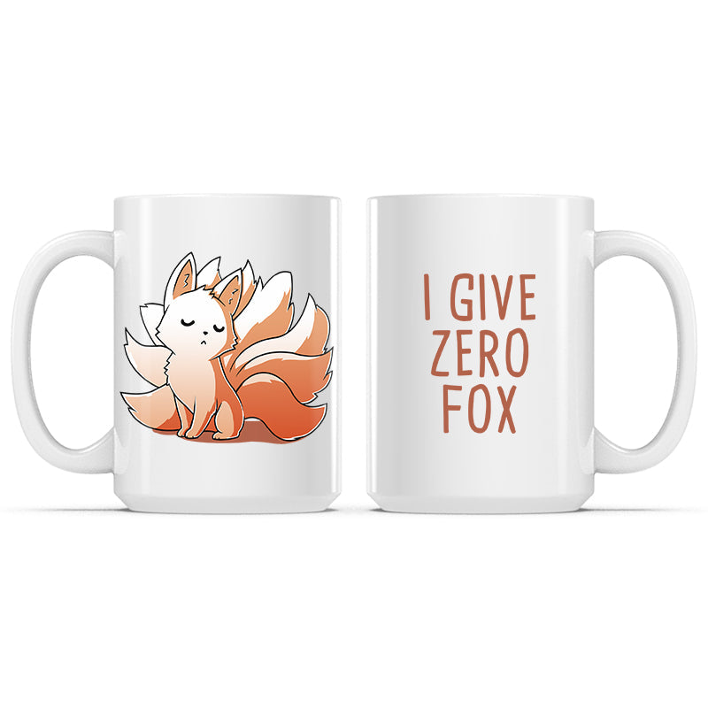 I Give Zero Fox Mug