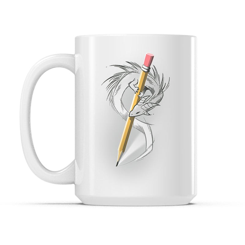 Sketchbook Dragon Mug