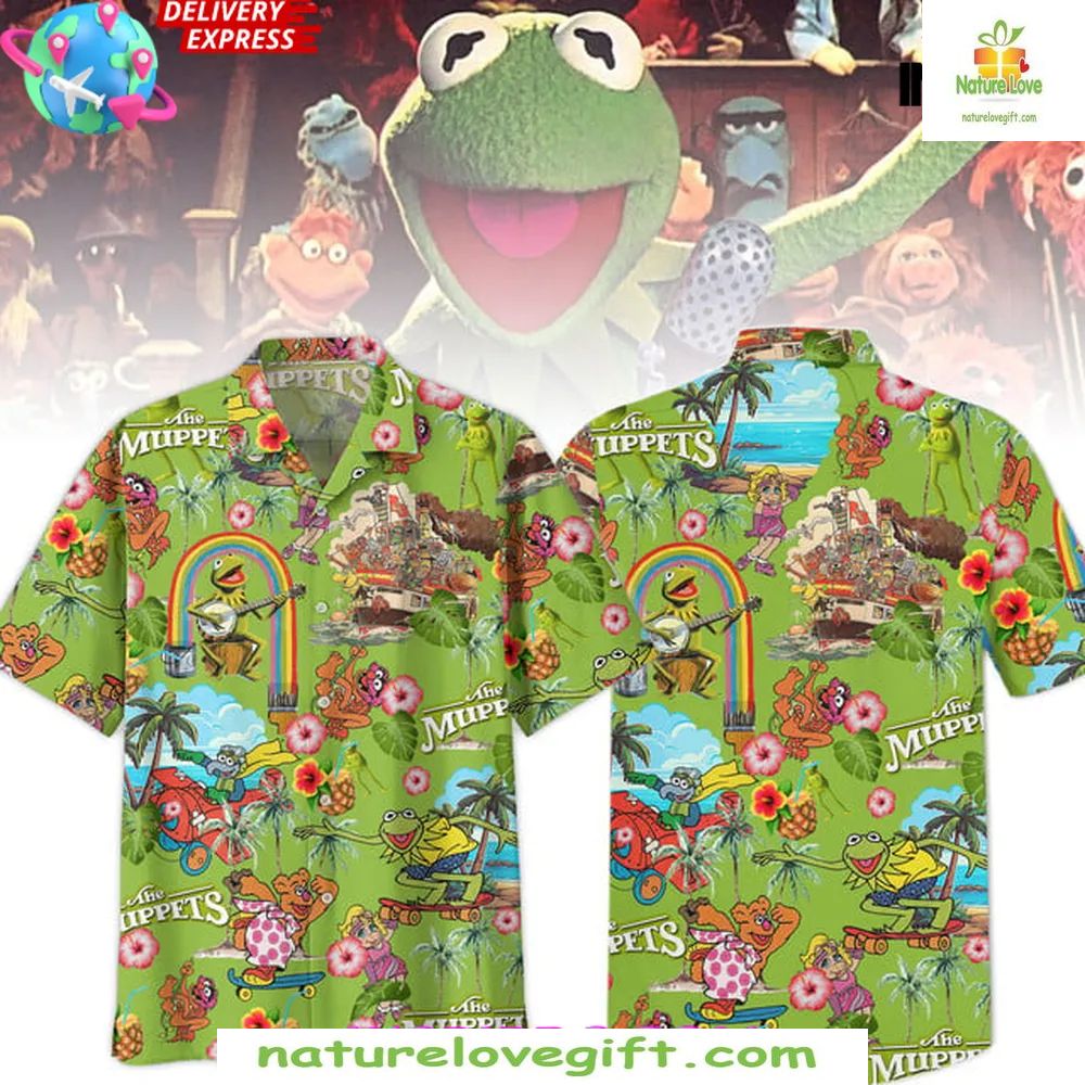 Muppets Hawaiian Shirt Tropical Design