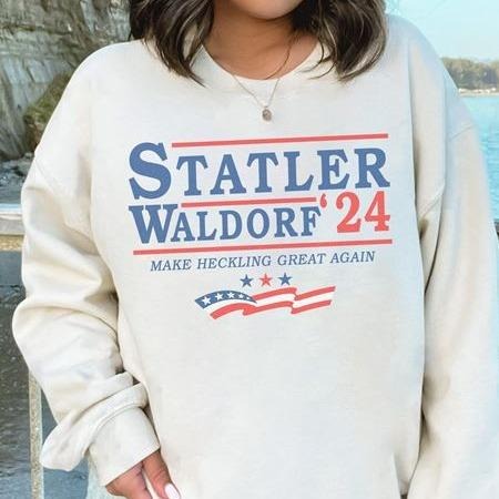 Muppets Statler Waldorf Shirt, Make Heckling Great Again Shirt Hoodie, Sweatshirt | InkThreadWorks.com