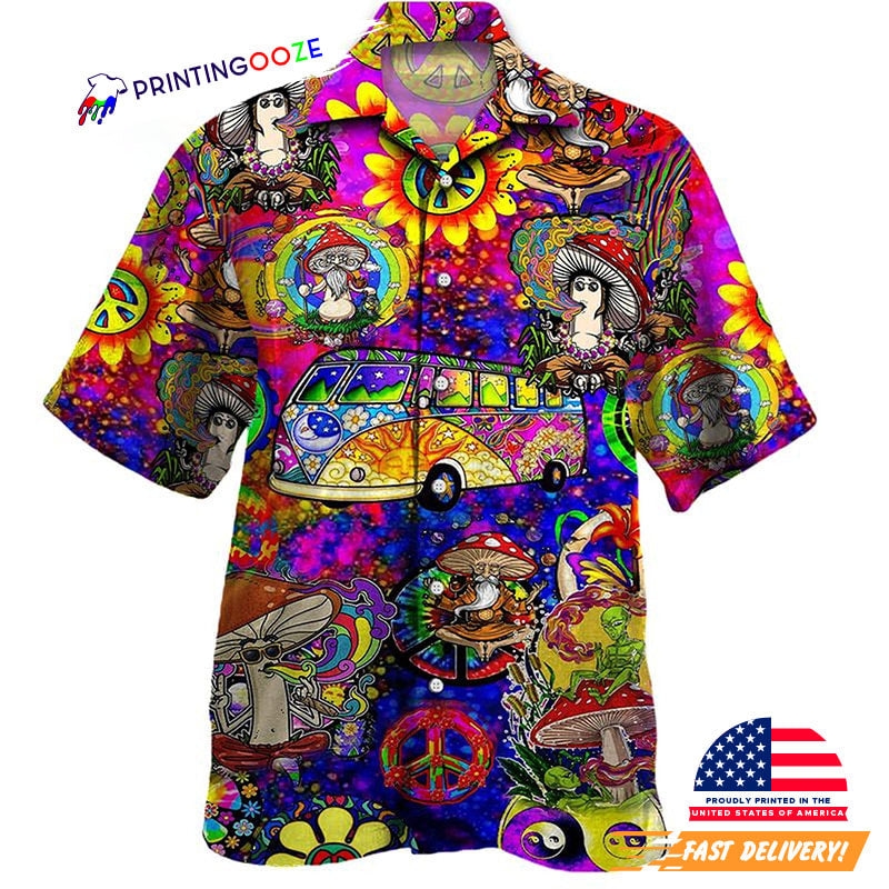 Mushroom Hippie Lifestyle Hawaiian Shirt
