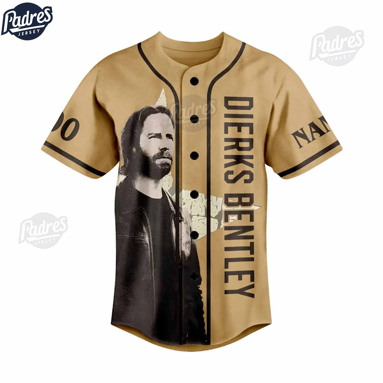 Music Dierks Bentley Tour 2024 Custom Baseball Jersey - Padres Jersey Oasis: Elevate Your Baseball Style Game