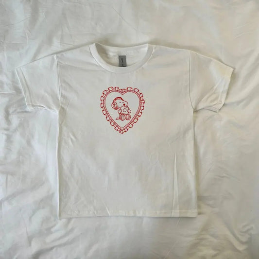 Music Heart Snoopy Baby Tee, Peanuts Cartoon, vintage, Music Lover, Coquette, y2k clothing, Pinterest, 90s tee