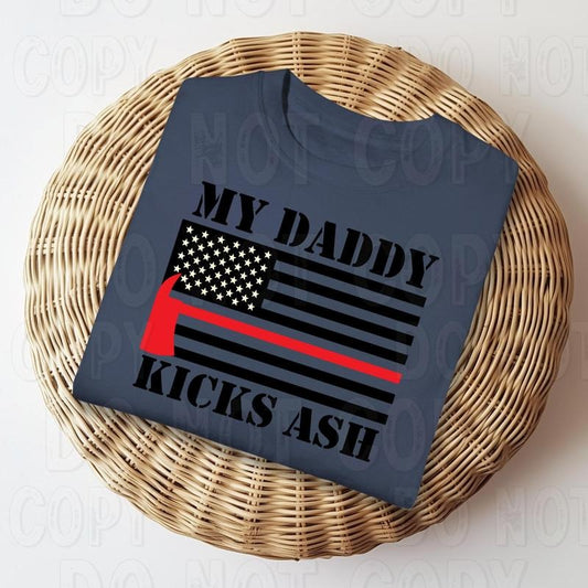 My Daddy Kicks Ash DTF Transfers - THIS IS NOT A SHIRT Hoodie, Sweatshirt | InkThreadWorks.com