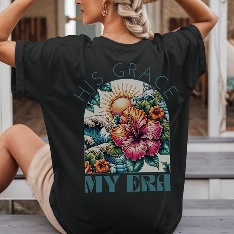 My Era Bible Verse Christian Shirt Boho Beachy Tee Is Beach Inspired Shirt Trendy Christians TShirt Jesus Faith Apparel...
