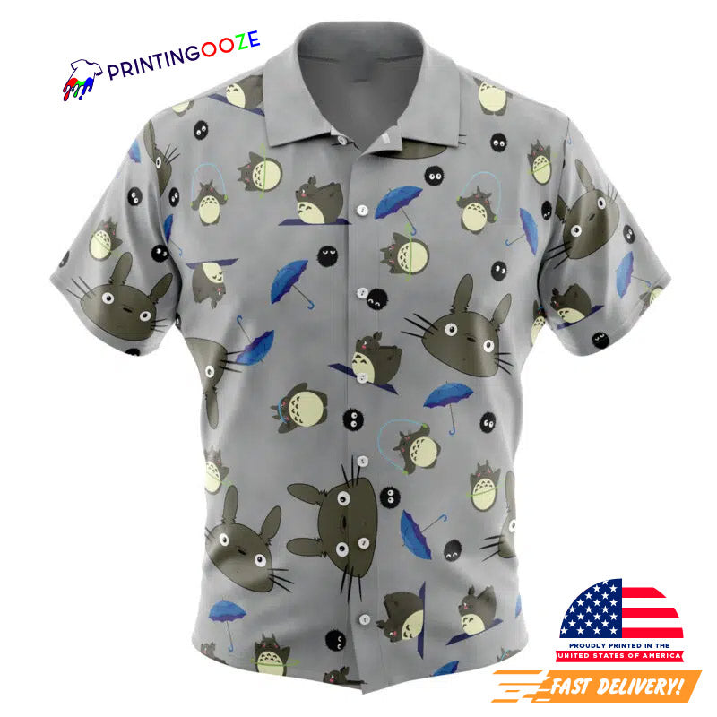 My Neighbor Totoro Ghibli Pattern Hawaiian Shirt