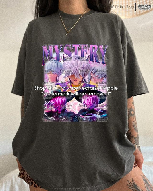Mystery Saja Boys - KPop Demon Hunters Comfort Colors Unisex Tshirt For Fan, KPop Demon Hunters Retro Bootleg Shirt, Celebrity Crush Movie Merch