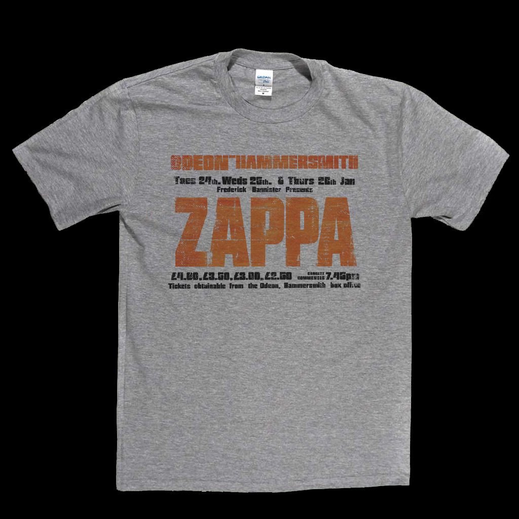 Zappa Odeon Gig Poster T-Shirt