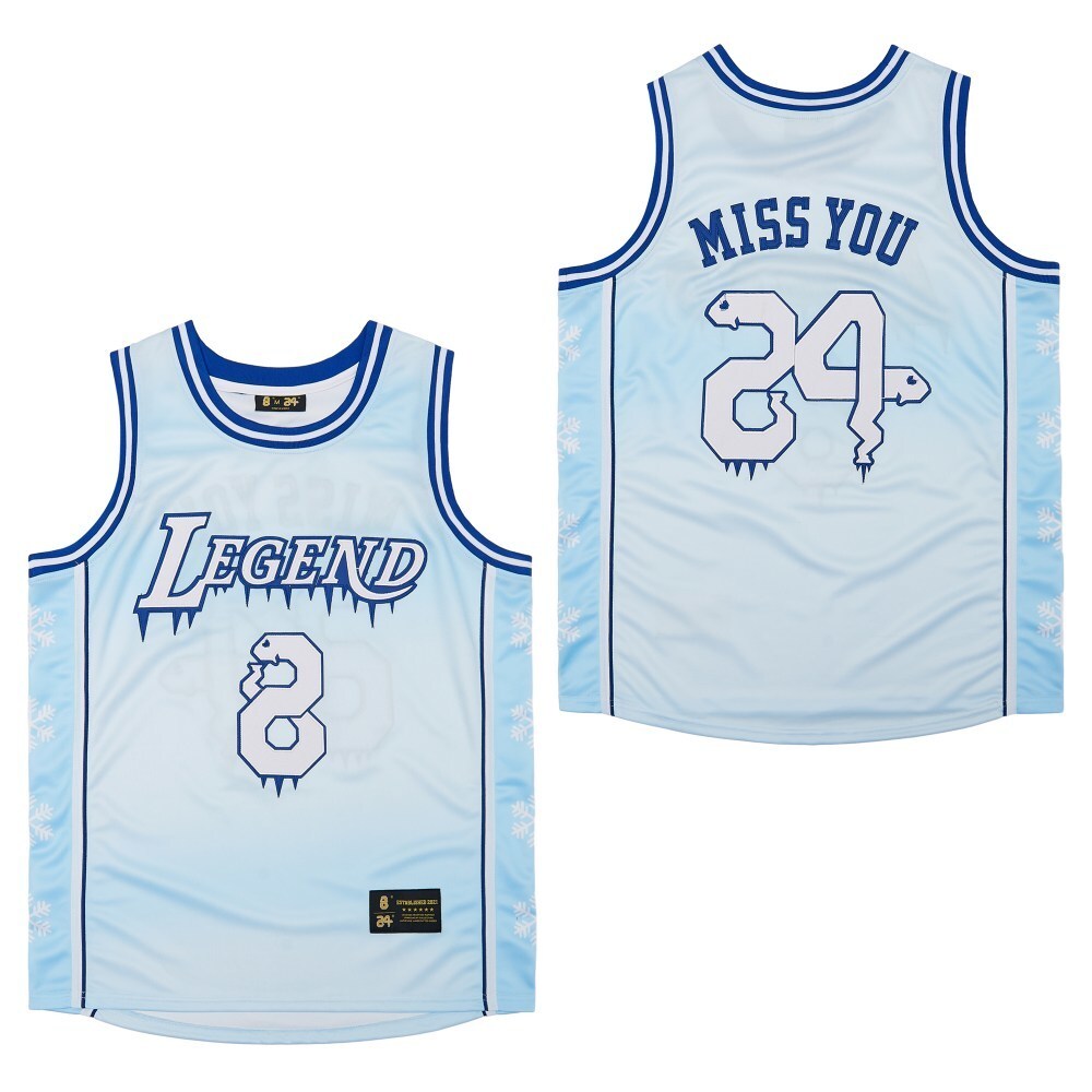 NBA8-24 Blue Front Legend Back MISS YOU
