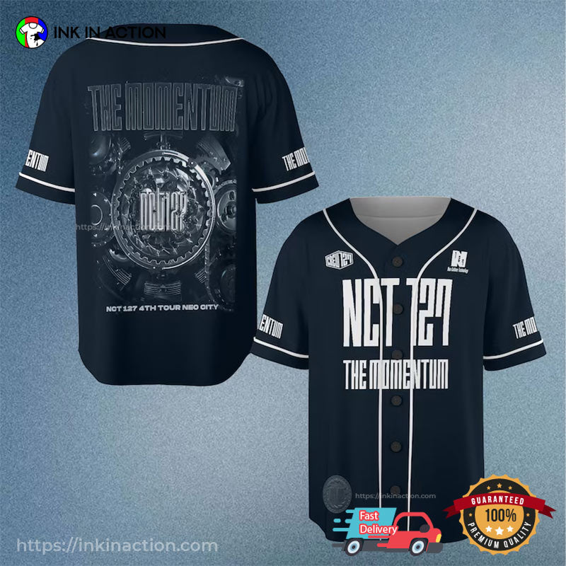 NCT 127 The Momentum Tour 2025 Baseball Jersey