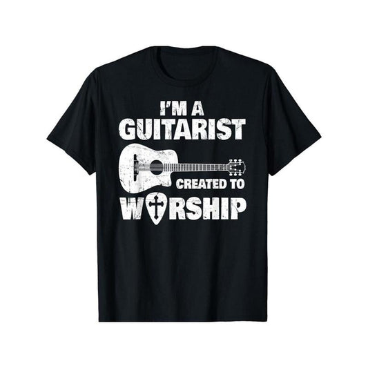 NEW LIMITED Christian Music Guitar Jesus Design Best Gift T-Shirt S-3XL Made in USA