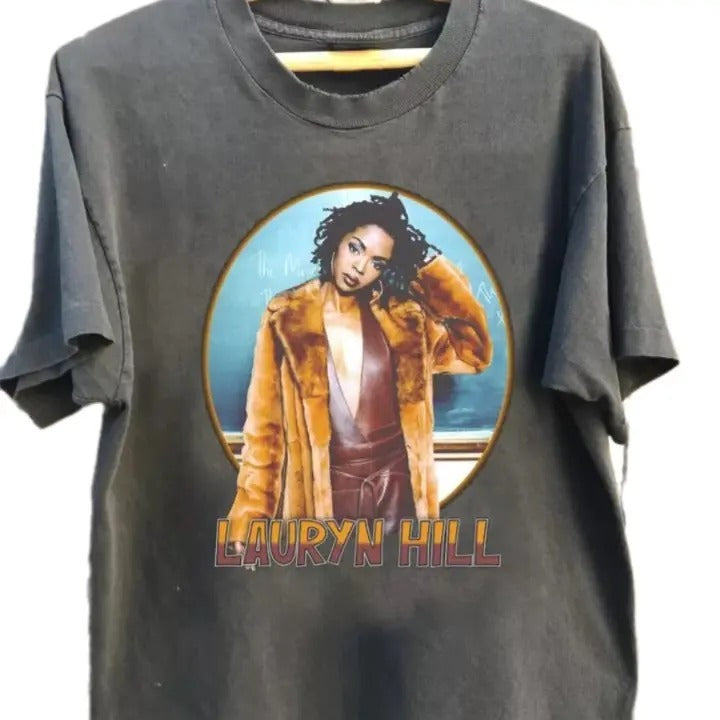 NEW Lauryn Hill Graphic Tee Shirt Unisex, Retro 90s Music Tour Shirt, Gift for Fans