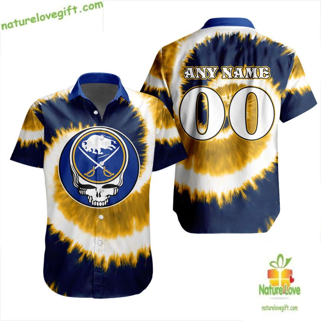 Grateful Dead Buffalo Sabres Tie Dye Hawaiian Shirt LV72C9BDCAEA85D756