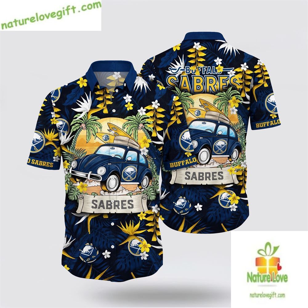Buffalo Sabres Hawaiian Shirt Tropical Summer Travel Shirt LV7R0VAD5K