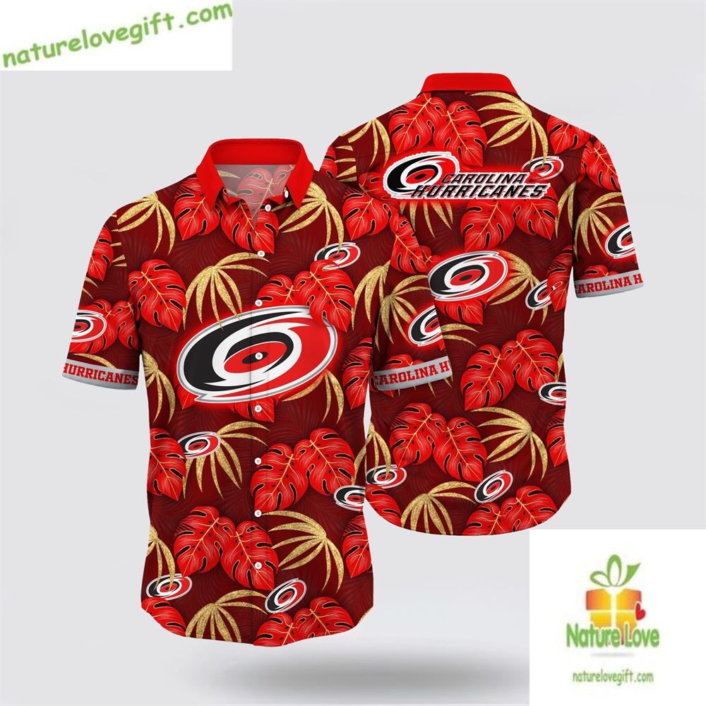 Carolina Hurricanes Hawaiian Shirt Tropical Summer Fan Gear