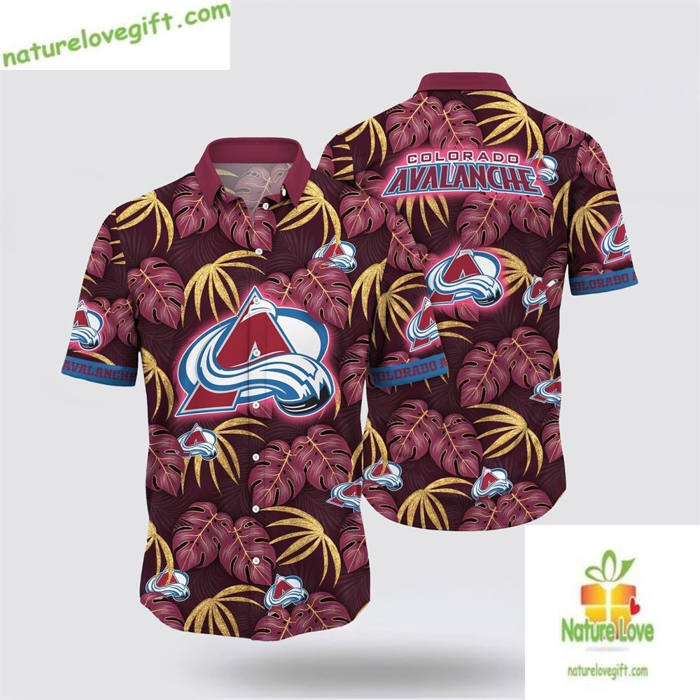 Colorado Avalanche NHL Hawaiian Shirt Hockey Fan Tropical Gift