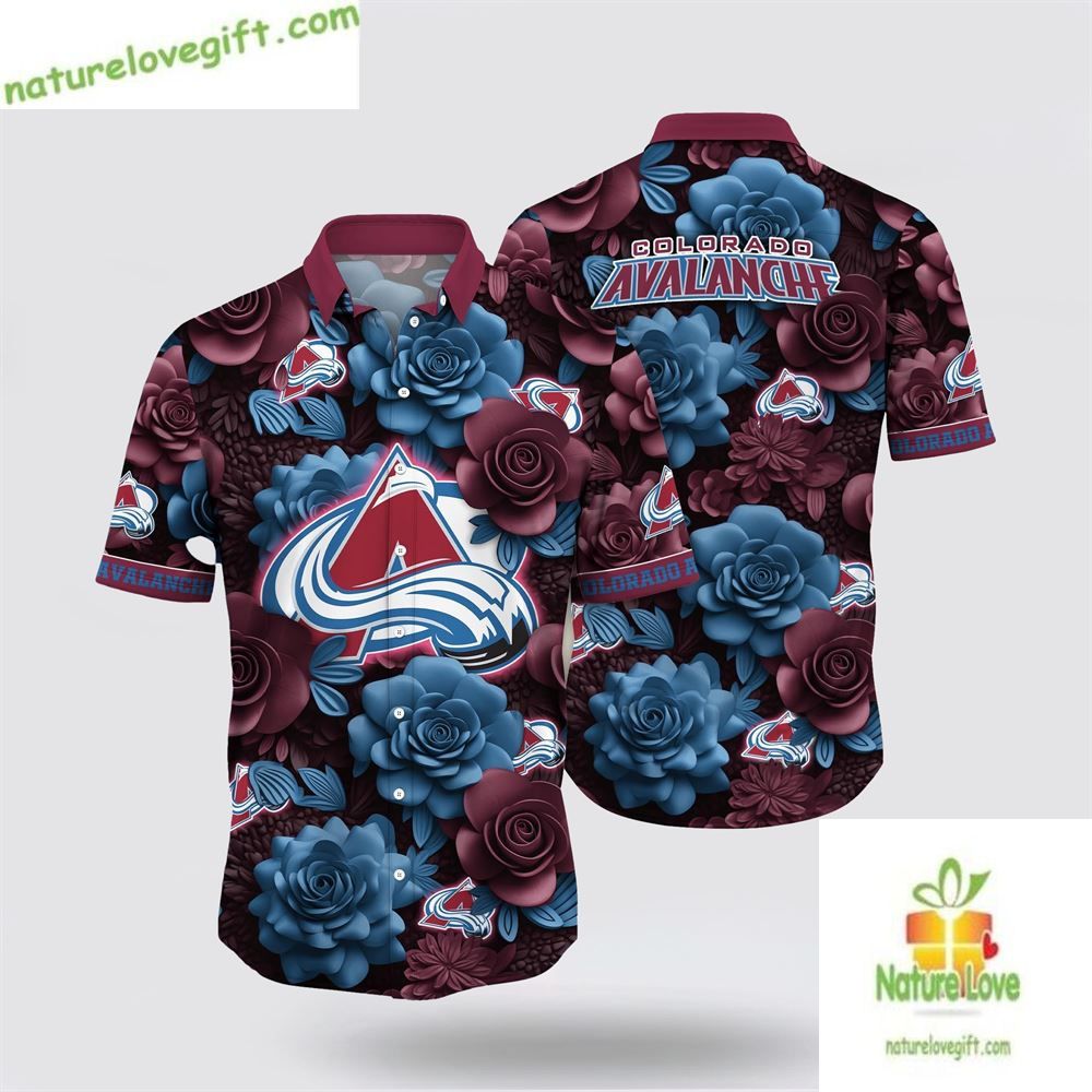 Colorado Avalanche NHL Hawaiian Shirt Tropical Summer Design LV MZJ3BZLI