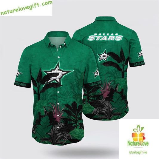 Dallas Stars NHL Hawaiian Shirt Tropical Summer Hockey Fan Gift