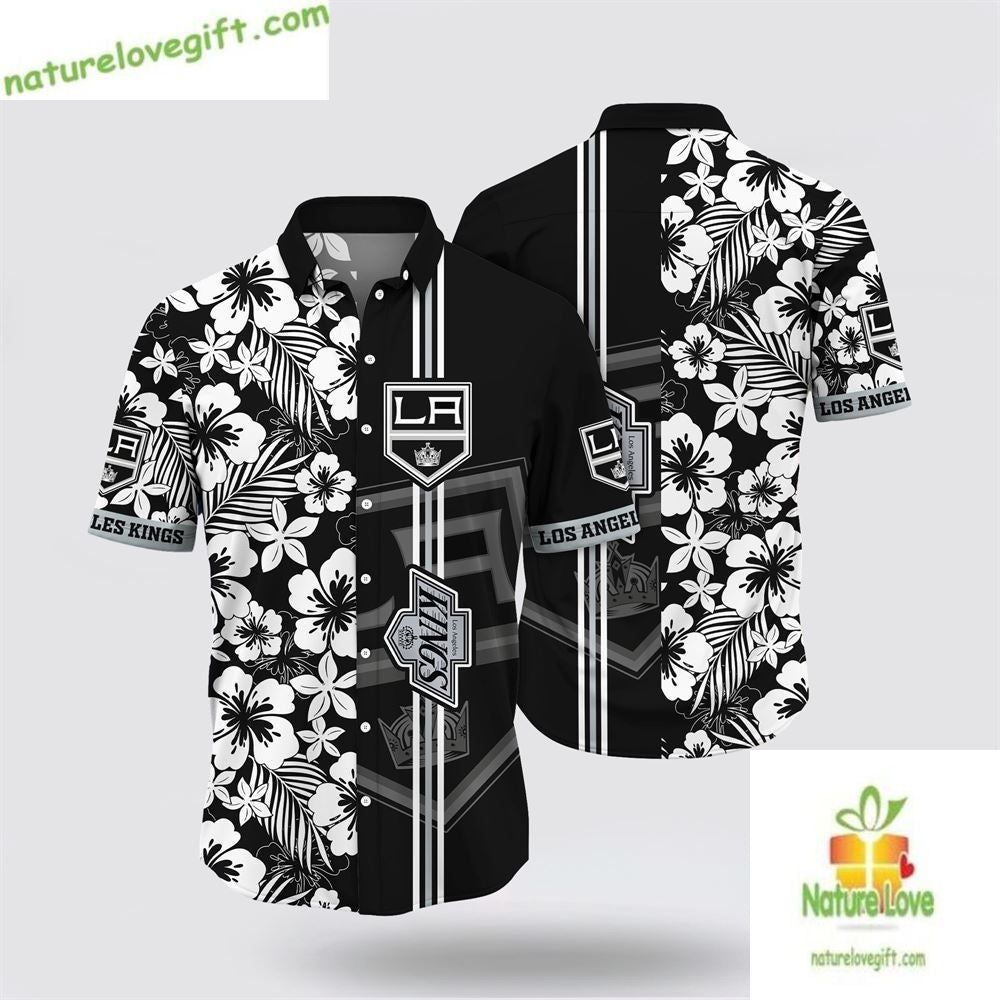 Los Angeles Kings Hawaiian Shirt Tropical Apricot Blossom Summer Tee LVGAE3CG7L
