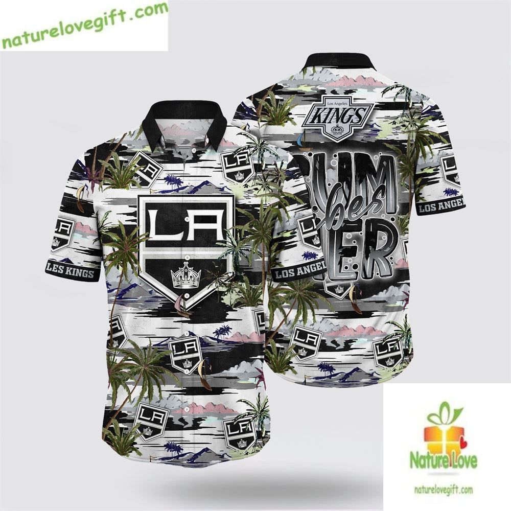 Los Angeles Kings Hawaiian Shirt Tropical Summer Beach LVH4Z5KKIV