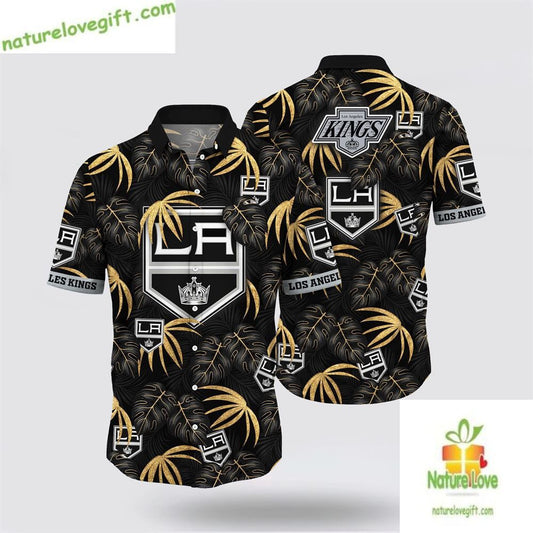 Los Angeles Kings Hawaiian Shirt Tropical Summer Aloha Shirt LV WPWOLBN3