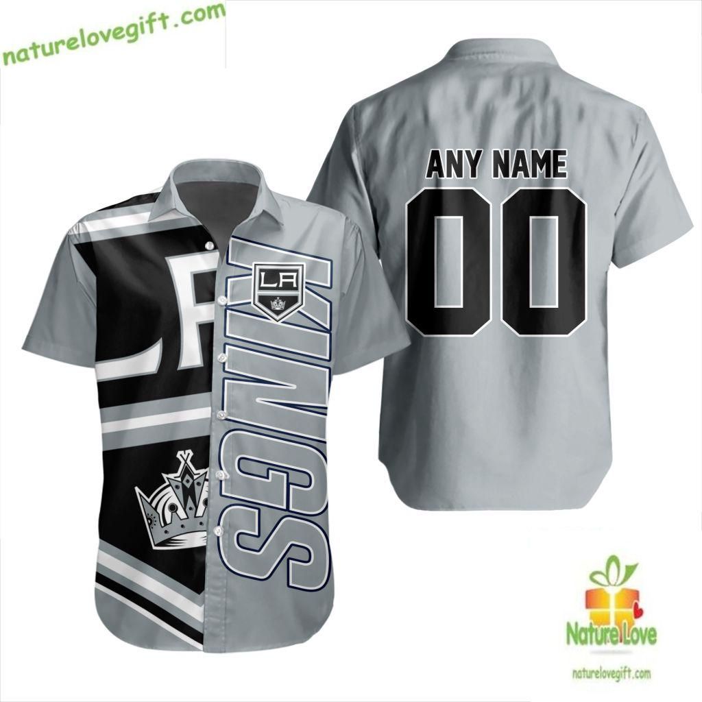 Los Angeles Kings Hawaiian Shirt Hockey Team Button Up LV915