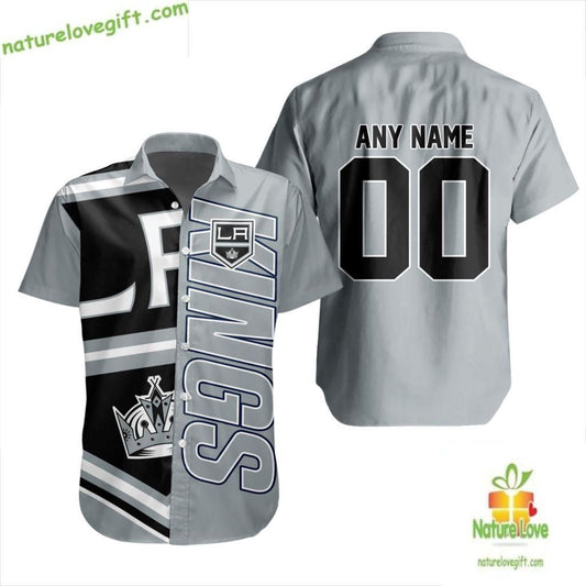 Los Angeles Kings Hawaiian Shirt Hockey Team Button Up LV915