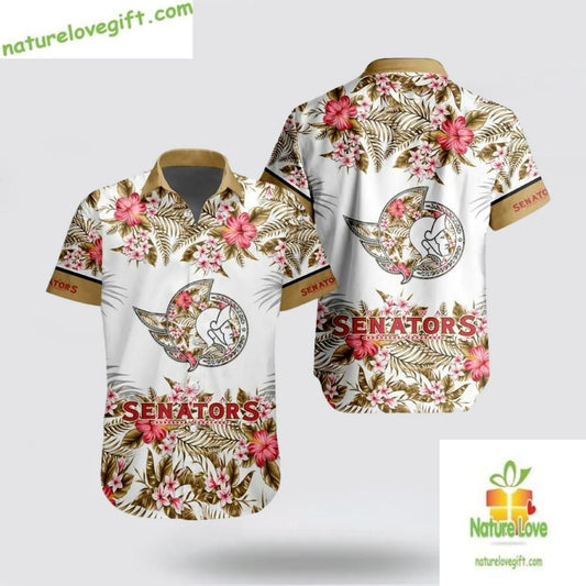 Ottawa Senators Hawaiian Shirt NHL Beach Aloha Shirt