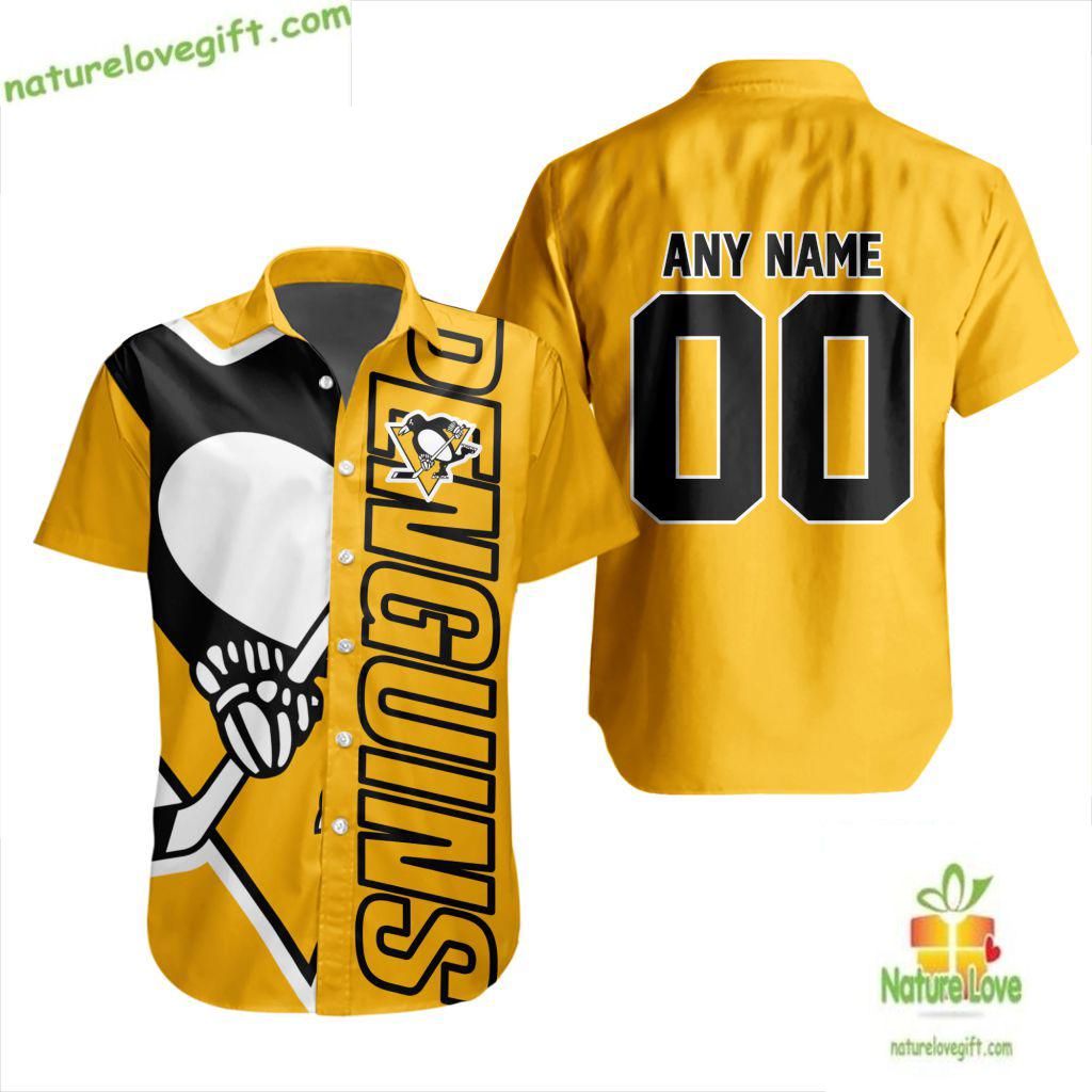 Pittsburgh Penguins Hawaiian Shirt Hockey Team Aloha Button Up Shirt
