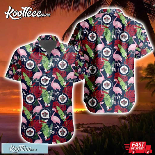 NHL Winnipeg Jets Crane Hawaiian Shirt