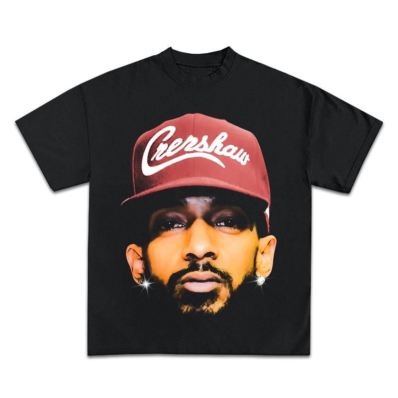 NIPSEY HUSSLE JUMBO BOOTLEG GRAPHIC T-SHIRT - STREETWEAR