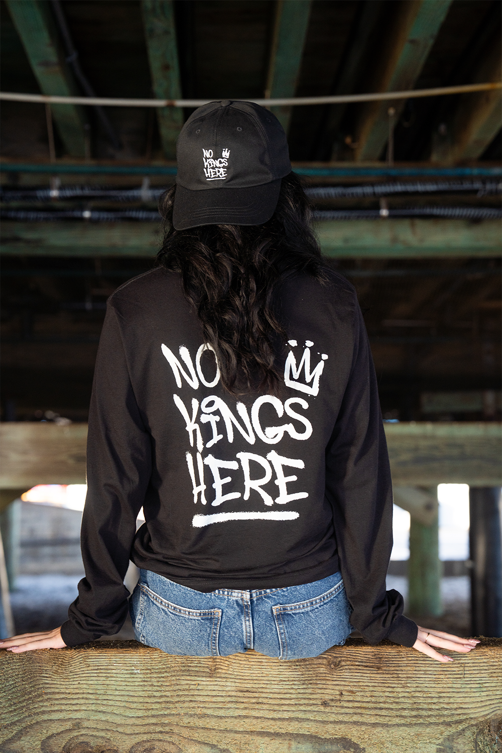 NKH Graffiti Logo Long-Sleeve Shirt (logo on BACK) Hoodie, Sweatshirt | InkThreadWorks.com (Image 1)