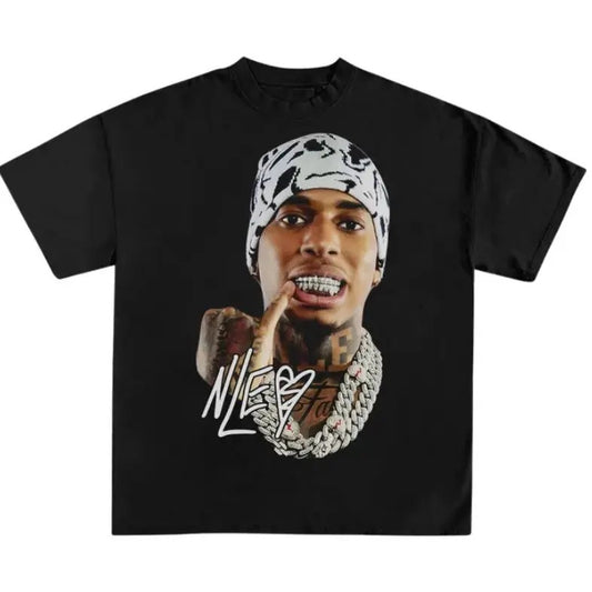 NLE Choppa t shirt - NLE Choppa merch - rapper merch - concert tee Hoodie, Sweatshirt | InkThreadWorks.com