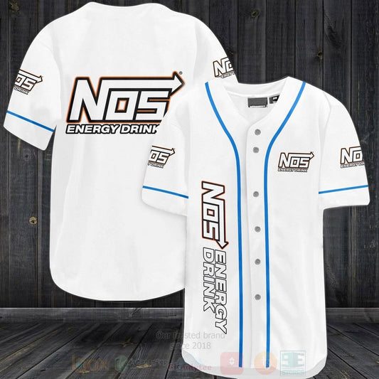 FASHION NOS Energy Drink Baseball Jerseys Botton Shirt
