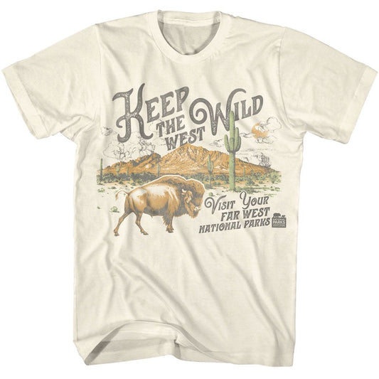 National Parks - Keep West Wild - American Classics - Adult Short Sleeve T-Shirt