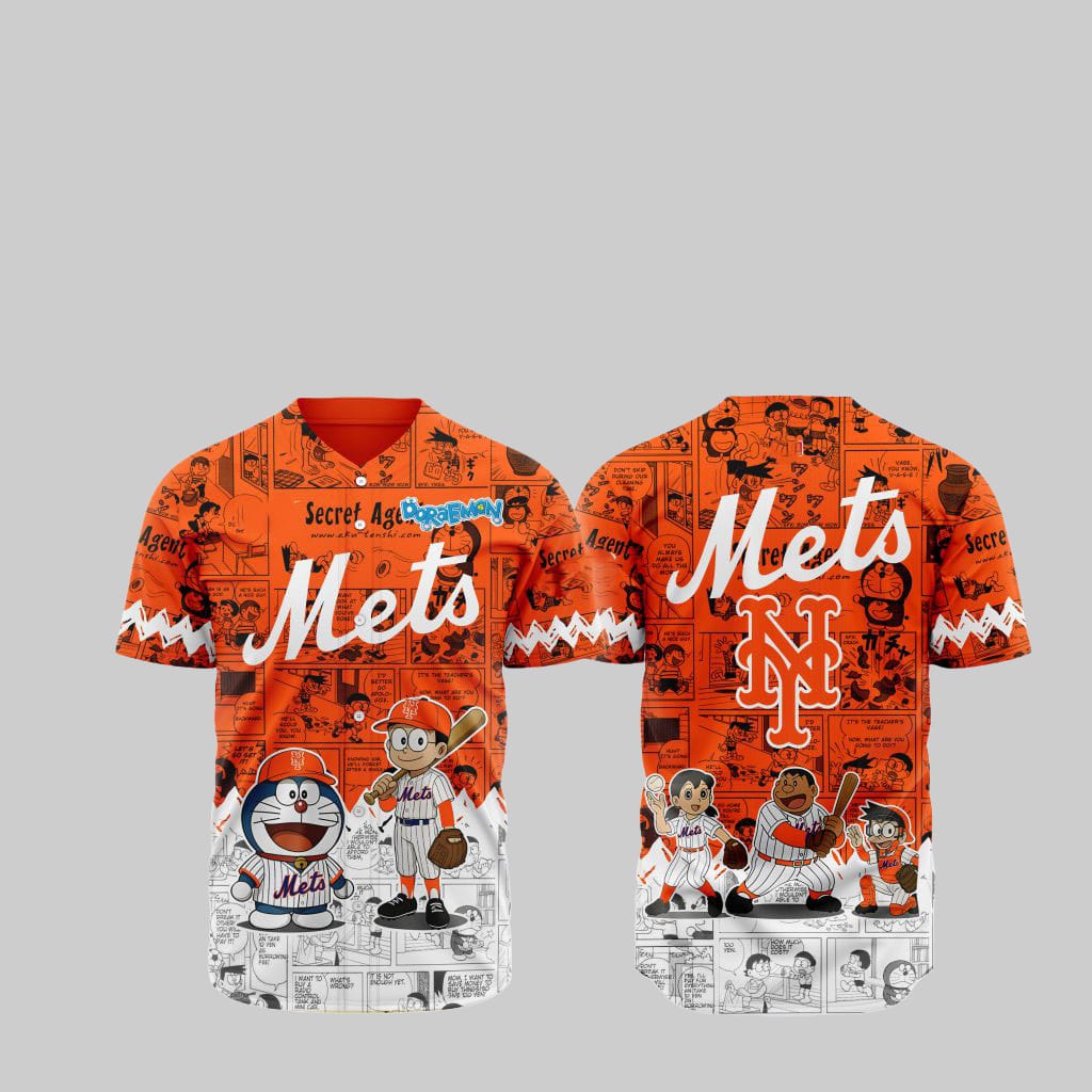 NY Mets Doraemon Jersey 2025 - Grishko.com