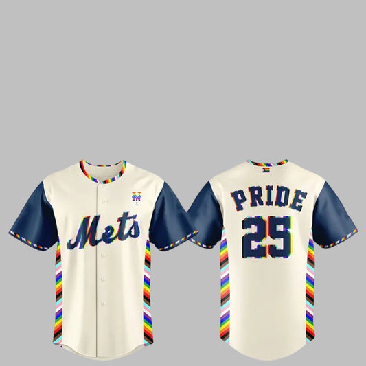 NY Mets Happy Pride Month 2025 Jersey - Grishko.com