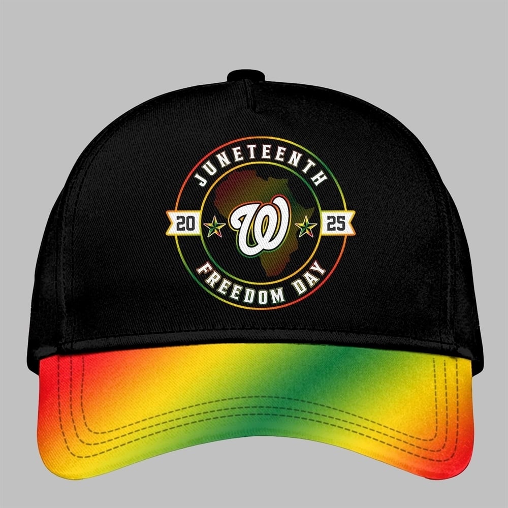 Washington Nationals Juneteenth Day 2025 Baseball Jersey Hat - Grishko.com