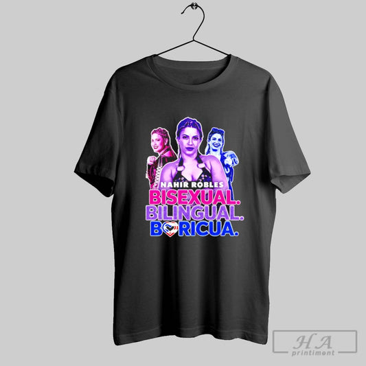 Nahir Robles Professional Wrestler Bisexual Bilingual Boricua Graphic