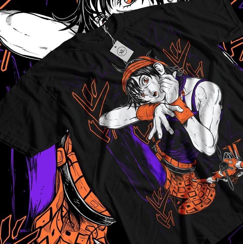 Narancia Ghirga T-Shirt S-4XL Jolyne Cujoh JoJo's Bizarre Adventure Hot Shirt Tshirt S-4XL