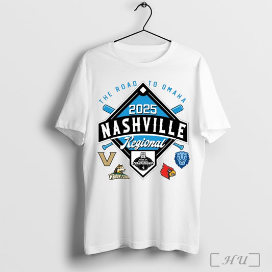 Nashville Regional 2025 Ncaa Baseball Championship T Shirt