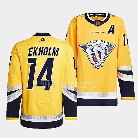 Nashville Predators #14 mattias-ekholm-yellow-2022reverse-retro-2.0-authentic-primegreen-jersey (1)_conew1