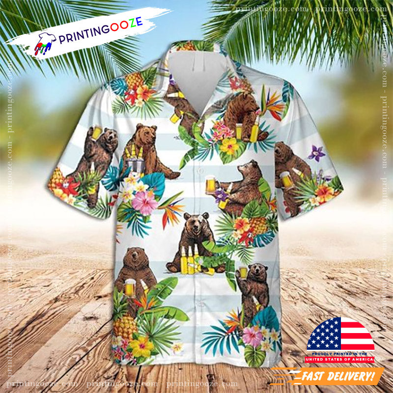 National Drink Beer Day Hawaiian Shirt