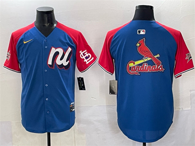 National League St. Louis Cardinals Team Big Logo Blue Red Alternate 2025 All-Star